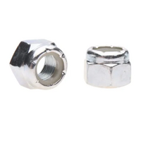 LOCKNUT 3/8-24 NYLN INSRT, ZINC PLAT